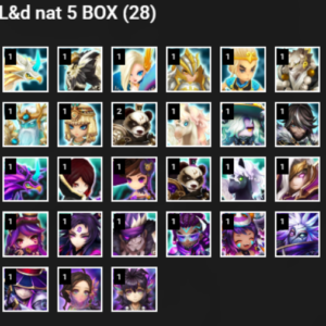 global g2 c3 28ld 2xtl eleanor jagger maxi miying woly zenitsu(dark) nezuko(dark)