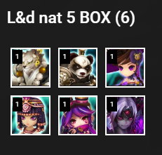 eu g1 c1 6ld5 tian nephtys woly beelze shazam bella