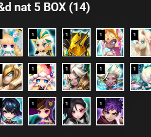 eu g1 p3 rare 14ld ragdoll giana beelz zenitsu(d) miying 51lv3r (light hacker)