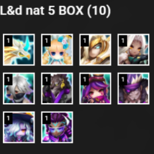 eu g2 g2 10ld lora han geldnir rahul kiki vancliffe narsha jackson bella eludia + ld blessing
